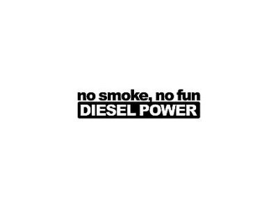 Nálepka "No smoke no fun" 15x10cm