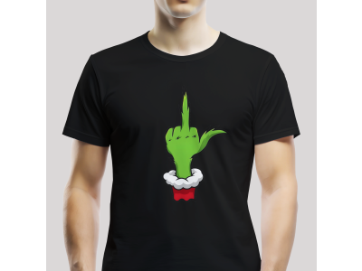 Tričko Unisex "Grinch" Čierne