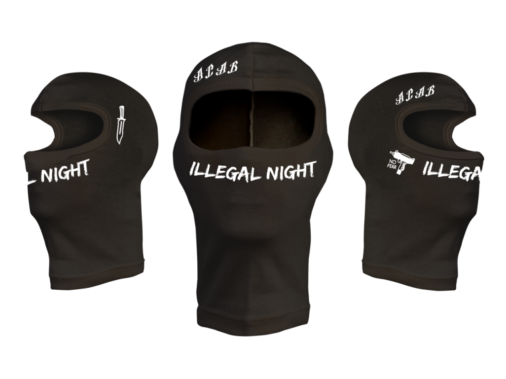 Kukla čierna "Illegal"