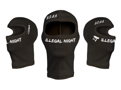 Kukla čierna "Illegal"