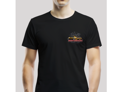 Tričko Unisex "Night Drivers" Čierna