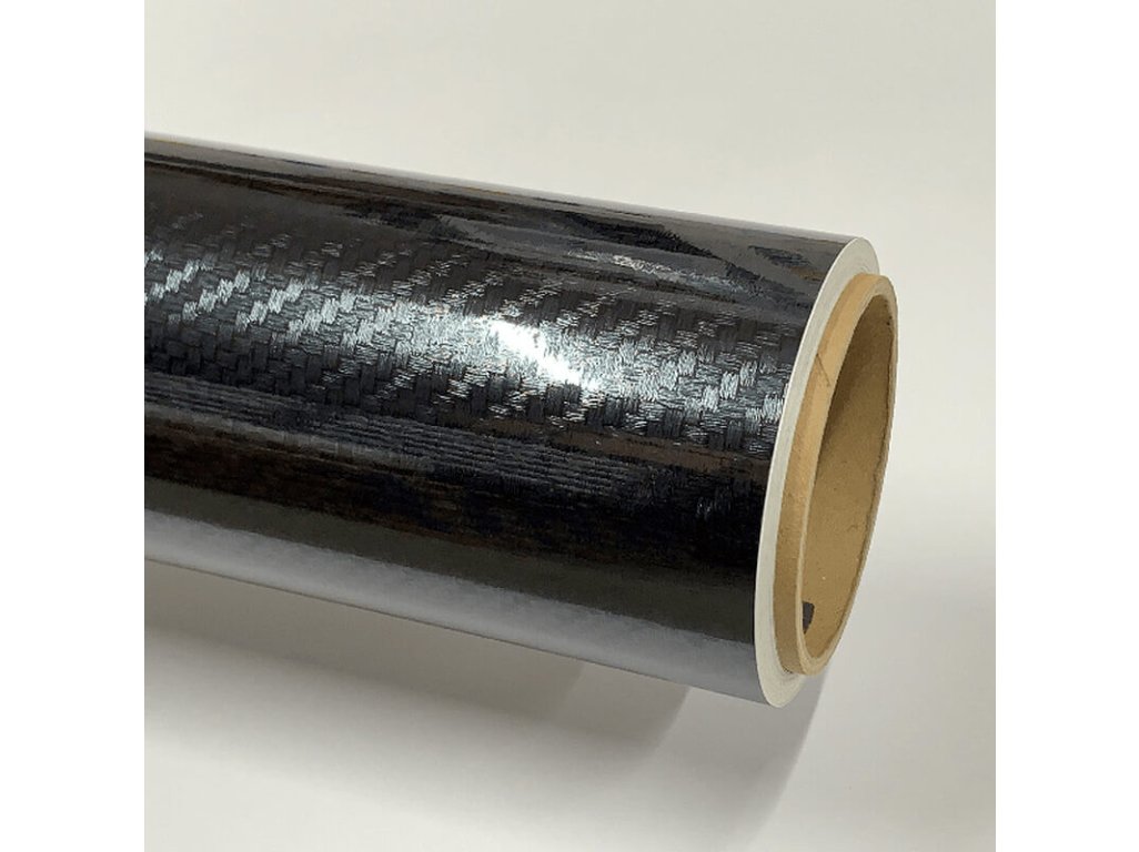 Karbónové vlákno 0.61x50m Čierna