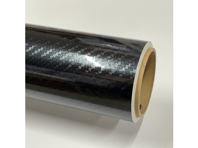 Karbónové vlákno 0.61x50m Čierna
