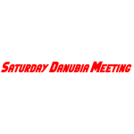 Nálepka "Saturday Danubia Meeting" 60x5cm